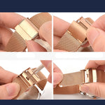 Milan Steel Mesh Double Buckle Watch Band, For Huawei Watch GT 3 Pro 46mm 22mm, For Huawei Watch GT 3 Pro 43mm 20mm