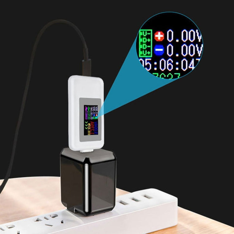 Máy đo USB DC 10 trong 1 KWS-MX18, đo dòng điện 4-30V, đồng hồ đo điện áp, đồng hồ ampe kỹ thuật số
