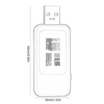 Máy đo USB DC 10 trong 1 KWS-MX18, đo dòng điện 4-30V, đồng hồ đo điện áp, đồng hồ ampe kỹ thuật số