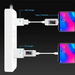 Máy đo USB DC 10 trong 1 KWS-MX18, đo dòng điện 4-30V, đồng hồ đo điện áp, đồng hồ ampe kỹ thuật số