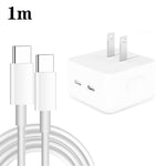 Bộ sạc PD 35W hai cổng USB-C / Type-C kèm cáp dữ liệu Type-C to Type-C, phích cắm US, phích cắm US + cáp đôi Type-C 1m, phích cắm US + cáp đôi Type-C 2m