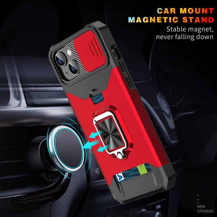 Sliding Camshield Card Phone Case, For iPhone 14, For iPhone 14 Pro, For iPhone 14 Pro Max, For iPhone 14 Plus