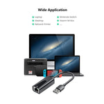 Bộ chuyển đổi mạng USB Ethernet RJ45 1000Mbps, USB 3.0, Type-C