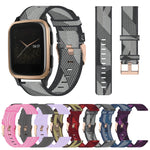 20mm Nylon Woven Watch Band, For Garmin Venu SQ, For Garmin Vivomove 3, For Garminmove 3, For Garmin VivoMove Luxe, For Garminmove Luxe, For Garmin VivoMove Style