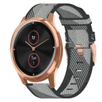 20mm Nylon Woven Watch Band, For Garmin Venu SQ, For Garmin Vivomove 3, For Garminmove 3, For Garmin VivoMove Luxe, For Garminmove Luxe, For Garmin VivoMove Style