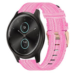 20mm Nylon Woven Watch Band, For Garmin Venu SQ, For Garmin Vivomove 3, For Garminmove 3, For Garmin VivoMove Luxe, For Garminmove Luxe, For Garmin VivoMove Style