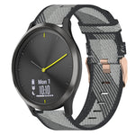 20mm Nylon Woven Watch Band, For Garmin Garminmove Style, For Garmin Vivomove, For Garmin Vivomove HR Sport, For Garmin Vivoactive 3, For Garmin Vivoactive3 Music, For Garmin Forerunner 245
