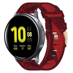 Dây đồng hồ dệt nylon 20mm, dành cho Samsung Galaxy Watch Active 2 44mm, dành cho Samsung Galaxy Watch Active 40mm, dành cho Samsung Galaxy Watch 42mm, dành cho Samsung Gear Sport, dành cho Samsung Gear S2 Classic