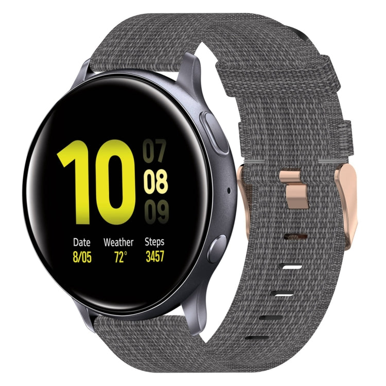 Dây đồng hồ dệt nylon 20mm, dành cho Samsung Galaxy Watch Active 2 44mm, dành cho Samsung Galaxy Watch Active 40mm, dành cho Samsung Galaxy Watch 42mm, dành cho Samsung Gear Sport, dành cho Samsung Gear S2 Classic