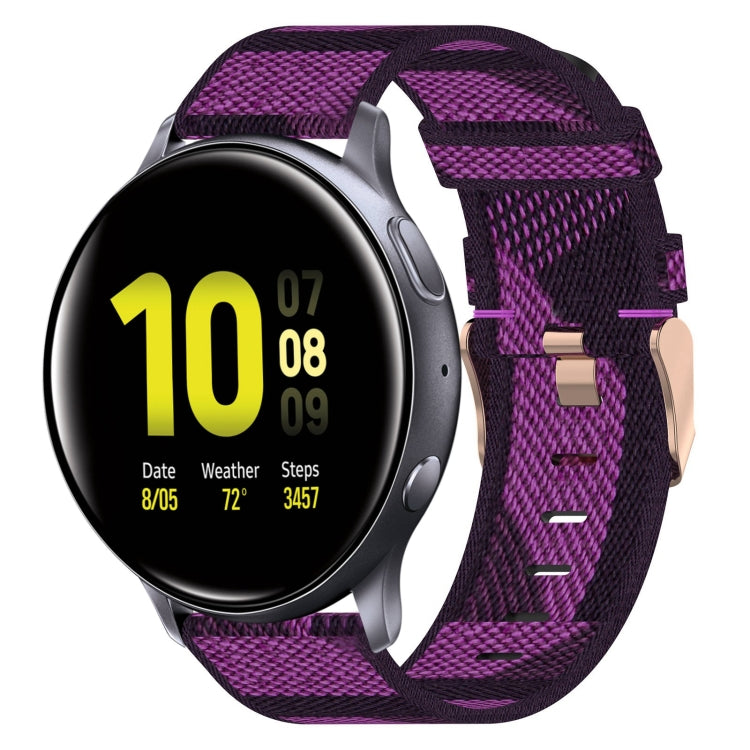 Dây đồng hồ dệt nylon 20mm, dành cho Samsung Galaxy Watch Active 2 44mm, dành cho Samsung Galaxy Watch Active 40mm, dành cho Samsung Galaxy Watch 42mm, dành cho Samsung Gear Sport, dành cho Samsung Gear S2 Classic