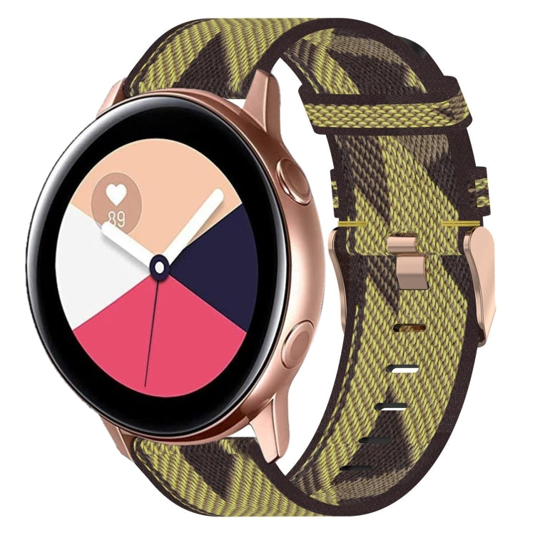 Dây đồng hồ dệt nylon 20mm, dành cho Samsung Galaxy Watch Active 2 44mm, dành cho Samsung Galaxy Watch Active 40mm, dành cho Samsung Galaxy Watch 42mm, dành cho Samsung Gear Sport, dành cho Samsung Gear S2 Classic