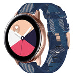 Dây đồng hồ dệt nylon 20mm, dành cho Samsung Galaxy Watch Active 2 44mm, dành cho Samsung Galaxy Watch Active 40mm, dành cho Samsung Galaxy Watch 42mm, dành cho Samsung Gear Sport, dành cho Samsung Gear S2 Classic