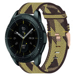 Dây đồng hồ dệt nylon 20mm, dành cho Samsung Galaxy Watch Active 2 44mm, dành cho Samsung Galaxy Watch Active 40mm, dành cho Samsung Galaxy Watch 42mm, dành cho Samsung Gear Sport, dành cho Samsung Gear S2 Classic