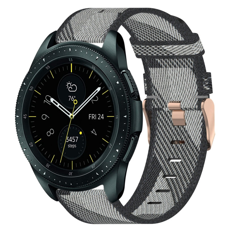 Dây đồng hồ dệt nylon 20mm, dành cho Samsung Galaxy Watch Active 2 44mm, dành cho Samsung Galaxy Watch Active 40mm, dành cho Samsung Galaxy Watch 42mm, dành cho Samsung Gear Sport, dành cho Samsung Gear S2 Classic