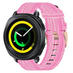 Dây đồng hồ dệt nylon 20mm, dành cho Samsung Galaxy Watch Active 2 44mm, dành cho Samsung Galaxy Watch Active 40mm, dành cho Samsung Galaxy Watch 42mm, dành cho Samsung Gear Sport, dành cho Samsung Gear S2 Classic