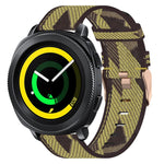 Dây đồng hồ dệt nylon 20mm, dành cho Samsung Galaxy Watch Active 2 44mm, dành cho Samsung Galaxy Watch Active 40mm, dành cho Samsung Galaxy Watch 42mm, dành cho Samsung Gear Sport, dành cho Samsung Gear S2 Classic