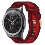 Dây đồng hồ dệt nylon 20mm, dành cho Samsung Galaxy Watch Active 2 44mm, dành cho Samsung Galaxy Watch Active 40mm, dành cho Samsung Galaxy Watch 42mm, dành cho Samsung Gear Sport, dành cho Samsung Gear S2 Classic
