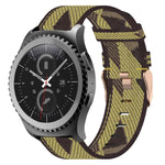Dây đồng hồ dệt nylon 20mm, dành cho Samsung Galaxy Watch Active 2 44mm, dành cho Samsung Galaxy Watch Active 40mm, dành cho Samsung Galaxy Watch 42mm, dành cho Samsung Gear Sport, dành cho Samsung Gear S2 Classic