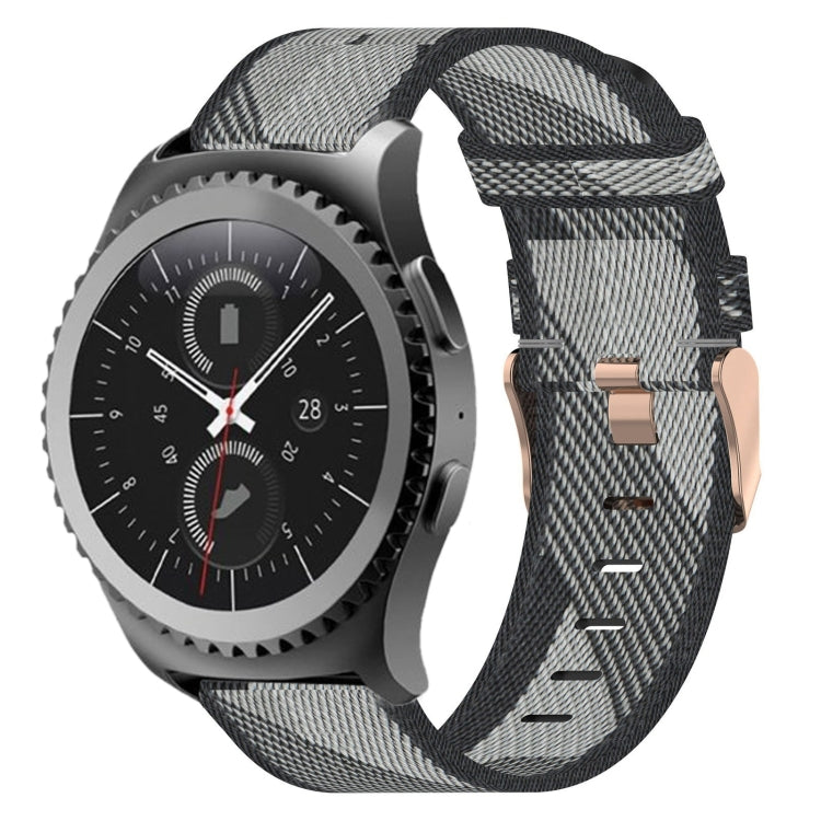 Dây đồng hồ dệt nylon 20mm, dành cho Samsung Galaxy Watch Active 2 44mm, dành cho Samsung Galaxy Watch Active 40mm, dành cho Samsung Galaxy Watch 42mm, dành cho Samsung Gear Sport, dành cho Samsung Gear S2 Classic