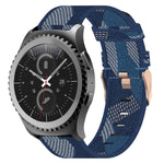 Dây đồng hồ dệt nylon 20mm, dành cho Samsung Galaxy Watch Active 2 44mm, dành cho Samsung Galaxy Watch Active 40mm, dành cho Samsung Galaxy Watch 42mm, dành cho Samsung Gear Sport, dành cho Samsung Gear S2 Classic