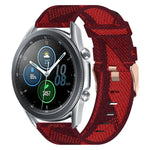 Dây đeo đồng hồ nylon dệt 22mm, Dành cho Samsung Galaxy Watch3 45mm, Dành cho Samsung Galaxy Watch 46mm, Dành cho Samsung Gear S3 Classic, Dành cho Samsung Gear S3 Frontier