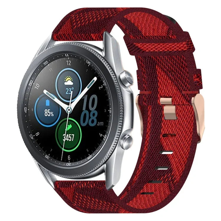 Dây đeo đồng hồ nylon dệt 22mm, Dành cho Samsung Galaxy Watch3 45mm, Dành cho Samsung Galaxy Watch 46mm, Dành cho Samsung Gear S3 Classic, Dành cho Samsung Gear S3 Frontier