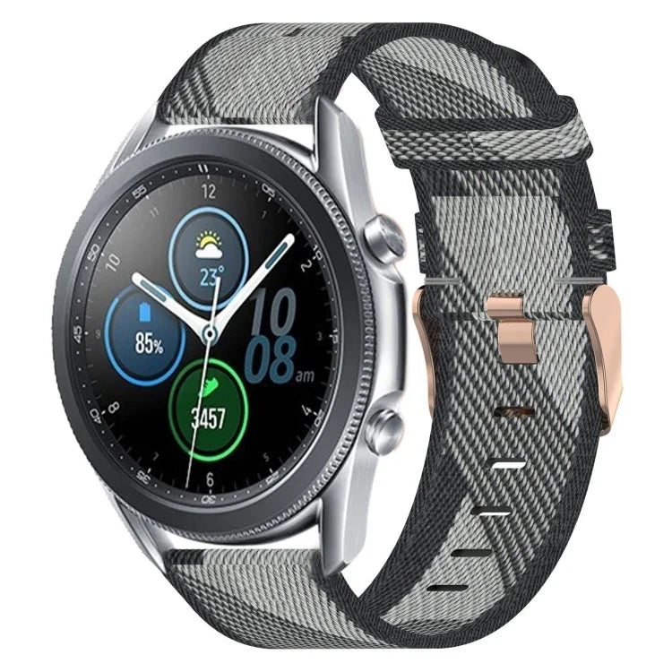 Dây đeo đồng hồ nylon dệt 22mm, Dành cho Samsung Galaxy Watch3 45mm, Dành cho Samsung Galaxy Watch 46mm, Dành cho Samsung Gear S3 Classic, Dành cho Samsung Gear S3 Frontier