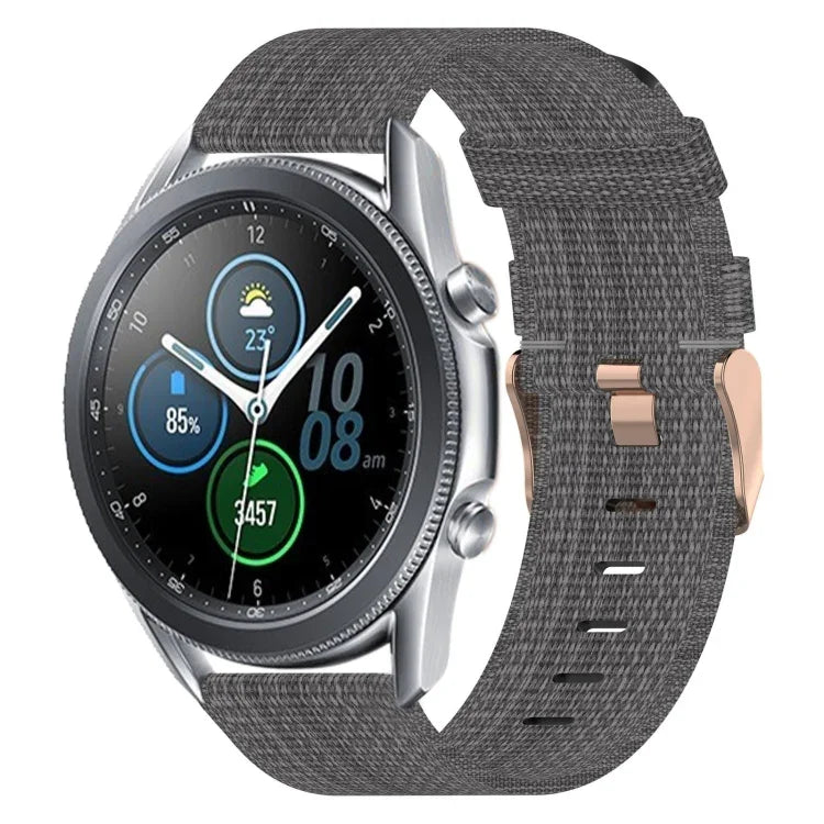 Dây đeo đồng hồ nylon dệt 22mm, Dành cho Samsung Galaxy Watch3 45mm, Dành cho Samsung Galaxy Watch 46mm, Dành cho Samsung Gear S3 Classic, Dành cho Samsung Gear S3 Frontier