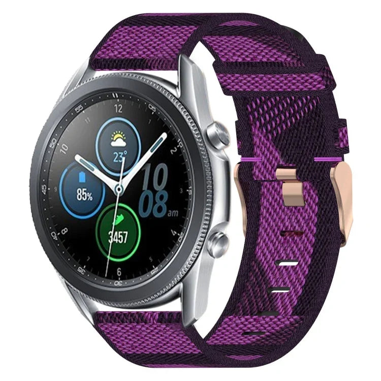 Dây đeo đồng hồ nylon dệt 22mm, Dành cho Samsung Galaxy Watch3 45mm, Dành cho Samsung Galaxy Watch 46mm, Dành cho Samsung Gear S3 Classic, Dành cho Samsung Gear S3 Frontier
