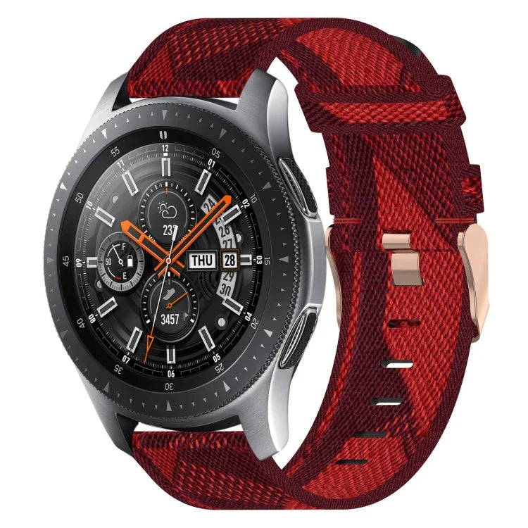 Dây đeo đồng hồ nylon dệt 22mm, Dành cho Samsung Galaxy Watch3 45mm, Dành cho Samsung Galaxy Watch 46mm, Dành cho Samsung Gear S3 Classic, Dành cho Samsung Gear S3 Frontier