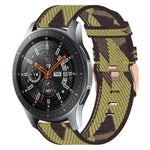 Dây đeo đồng hồ nylon dệt 22mm, Dành cho Samsung Galaxy Watch3 45mm, Dành cho Samsung Galaxy Watch 46mm, Dành cho Samsung Gear S3 Classic, Dành cho Samsung Gear S3 Frontier