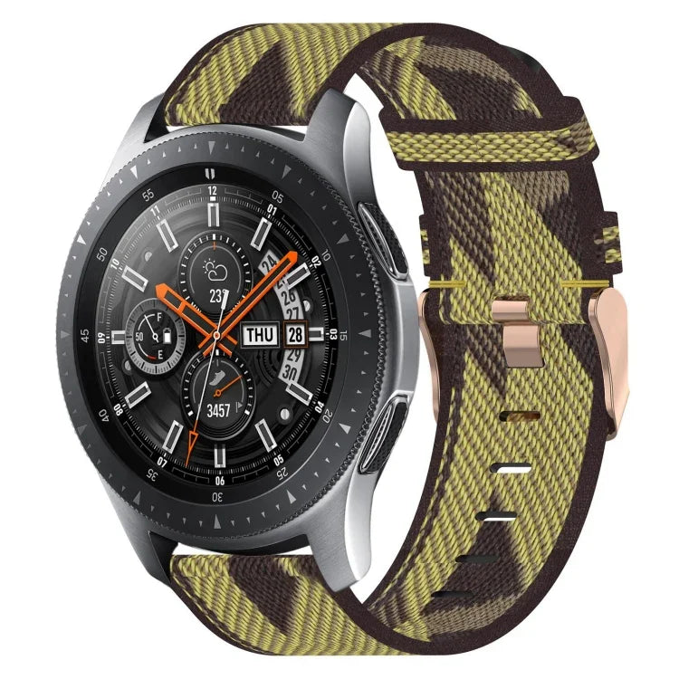 Dây đeo đồng hồ nylon dệt 22mm, Dành cho Samsung Galaxy Watch3 45mm, Dành cho Samsung Galaxy Watch 46mm, Dành cho Samsung Gear S3 Classic, Dành cho Samsung Gear S3 Frontier