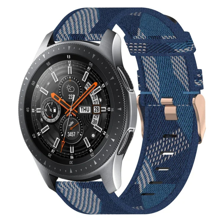 Dây đeo đồng hồ nylon dệt 22mm, Dành cho Samsung Galaxy Watch3 45mm, Dành cho Samsung Galaxy Watch 46mm, Dành cho Samsung Gear S3 Classic, Dành cho Samsung Gear S3 Frontier