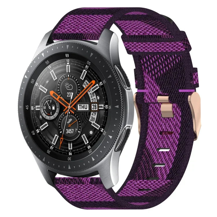 Dây đeo đồng hồ nylon dệt 22mm, Dành cho Samsung Galaxy Watch3 45mm, Dành cho Samsung Galaxy Watch 46mm, Dành cho Samsung Gear S3 Classic, Dành cho Samsung Gear S3 Frontier