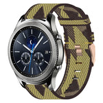 Dây đeo đồng hồ nylon dệt 22mm, Dành cho Samsung Galaxy Watch3 45mm, Dành cho Samsung Galaxy Watch 46mm, Dành cho Samsung Gear S3 Classic, Dành cho Samsung Gear S3 Frontier