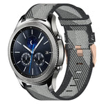 Dây đeo đồng hồ nylon dệt 22mm, Dành cho Samsung Galaxy Watch3 45mm, Dành cho Samsung Galaxy Watch 46mm, Dành cho Samsung Gear S3 Classic, Dành cho Samsung Gear S3 Frontier