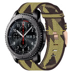 Dây đeo đồng hồ nylon dệt 22mm, Dành cho Samsung Galaxy Watch3 45mm, Dành cho Samsung Galaxy Watch 46mm, Dành cho Samsung Gear S3 Classic, Dành cho Samsung Gear S3 Frontier