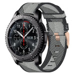 Dây đeo đồng hồ nylon dệt 22mm, Dành cho Samsung Galaxy Watch3 45mm, Dành cho Samsung Galaxy Watch 46mm, Dành cho Samsung Gear S3 Classic, Dành cho Samsung Gear S3 Frontier