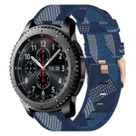 Dây đeo đồng hồ nylon dệt 22mm, Dành cho Samsung Galaxy Watch3 45mm, Dành cho Samsung Galaxy Watch 46mm, Dành cho Samsung Gear S3 Classic, Dành cho Samsung Gear S3 Frontier