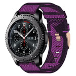 Dây đeo đồng hồ nylon dệt 22mm, Dành cho Samsung Galaxy Watch3 45mm, Dành cho Samsung Galaxy Watch 46mm, Dành cho Samsung Gear S3 Classic, Dành cho Samsung Gear S3 Frontier