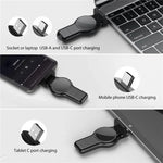 A05 Sạc nhanh không dây từ tính 2 trong 1 Type C / USB-C sang USB-A cho Apple Watch