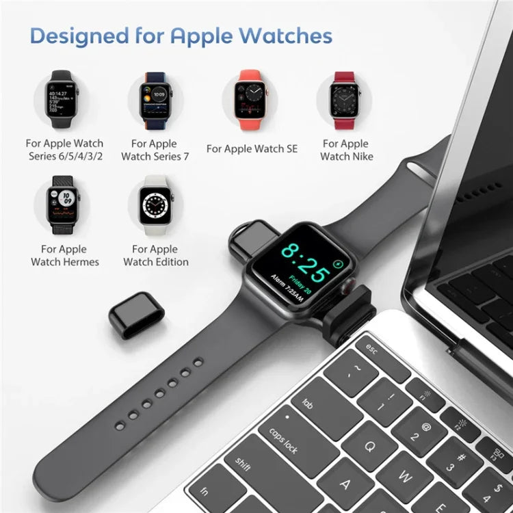 A05 Sạc nhanh không dây từ tính 2 trong 1 Type C / USB-C sang USB-A cho Apple Watch