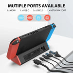 Bộ chuyển đổi 4K HDMI cổng LAN 1000Mbs cho Nintendo Switch/Switch OLED (Mẫu LAN), Mẫu LAN