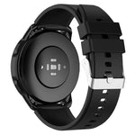 Dây đeo silicone đầu nhô khóa bạc, Dành cho Samsung Galaxy Watch 46mm 22mm