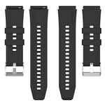 Dây đeo silicone đầu nhô khóa bạc, Dành cho Samsung Galaxy Watch 46mm 22mm