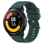Dây đeo silicone đầu nhô khóa bạc, Dành cho Samsung Galaxy Watch 46mm 22mm