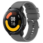 Dây đeo silicone đầu nhô khóa bạc, Dành cho Samsung Galaxy Watch 46mm 22mm