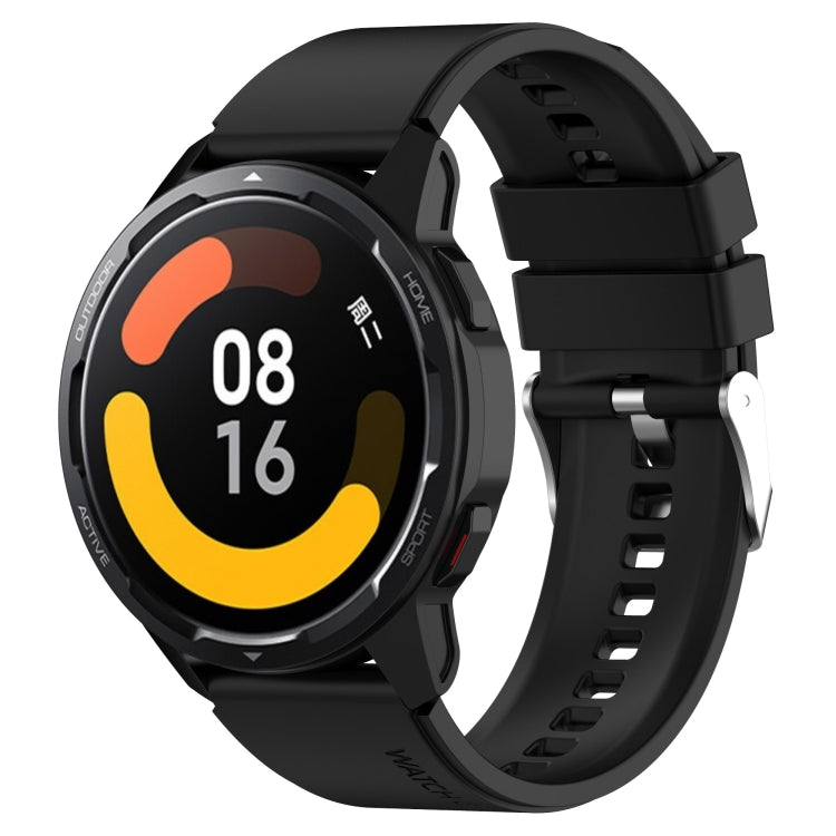 Protruding Head Silicone Strap Silver Buckle, For Huami Amazfit GTS 3 20mm, For Huami Amazfit GTS 2e 20mm, For Huami Amazfit GTS 2mini 20mm, For Huami Amazfit GTS 2 20mm