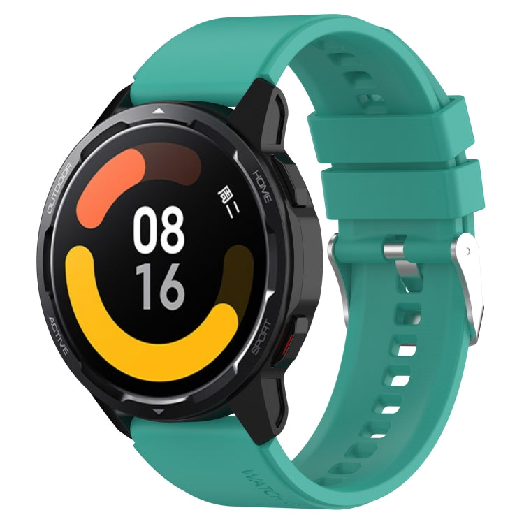 Protruding Head Silicone Strap Silver Buckle, For Huami Amazfit GTS 3 20mm, For Huami Amazfit GTS 2e 20mm, For Huami Amazfit GTS 2mini 20mm, For Huami Amazfit GTS 2 20mm