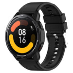 Protruding Head Silicone Strap Silver Buckle, For Huami Amazfit GTS 3 20mm, For Huami Amazfit GTS 2e 20mm, For Huami Amazfit GTS 2mini 20mm, For Huami Amazfit GTS 2 20mm